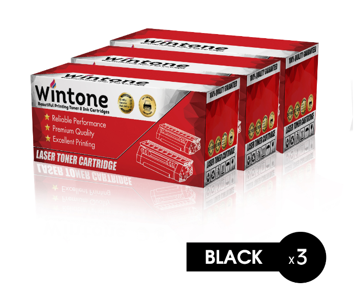 Wintone Pack of 3 X3215 3225 3260 Laser Toner Cartridge is Compatible for Xerox Phaser WC 3252 3260 3215 3225 DNI - Black - Zoom Image