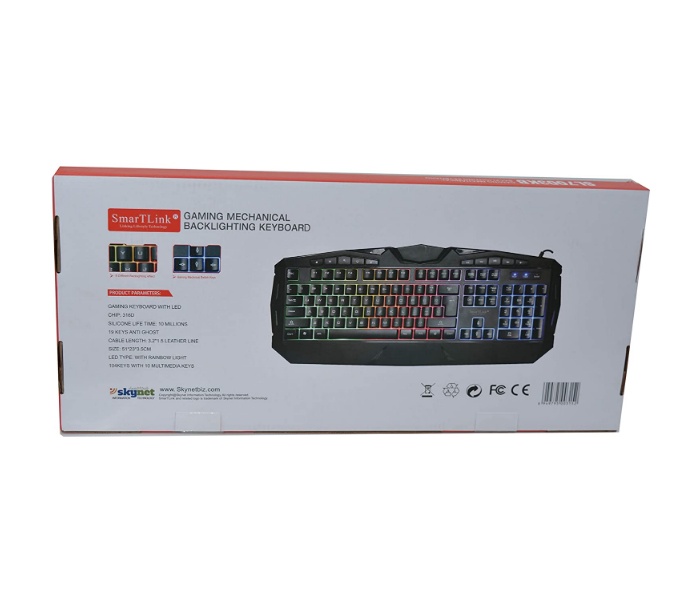 SmartLink SL7003KB RGB Backlighting Gaming Keyboard - Black - Zoom Image 3