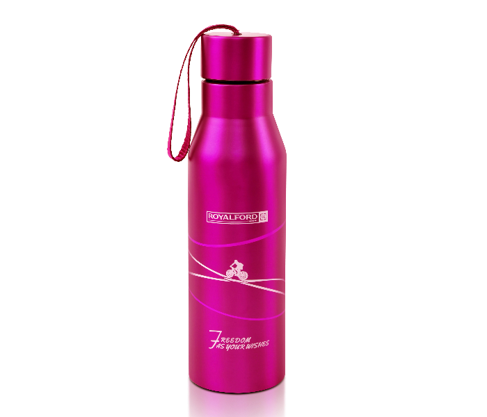 Royalford RF9867 950ml  Double Wall SS Vacuum Bottle - Pink - Zoom Image 1