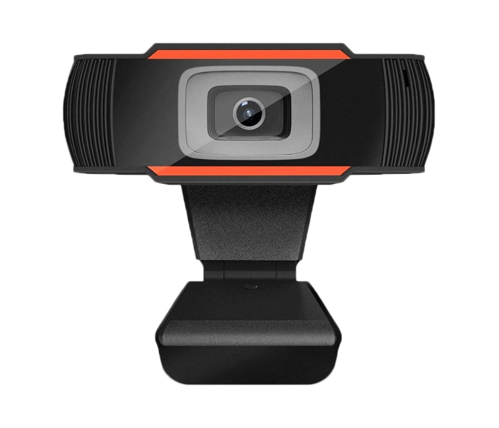 Trands TR-WB895 1080P Universal Clip USB Webcam with Microphone - Black - Zoom Image 1