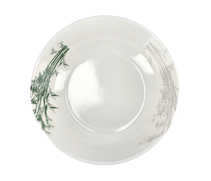 Royalford RF9889 8.5 inch Melamin Ware Bamboos Serving Bowl - White - Zoom Image 3