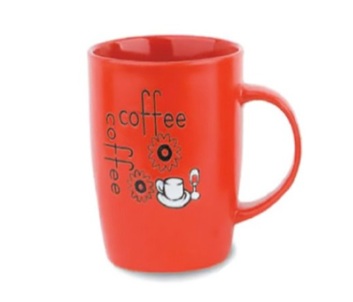 Royalford RF2921-FB 355ML Ceramic Coffee Mug - Red & Black - Zoom Image