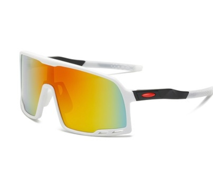 Cycling D8 Sports Sunglasses Windproof Dust Protection - White and Black - Zoom Image 1