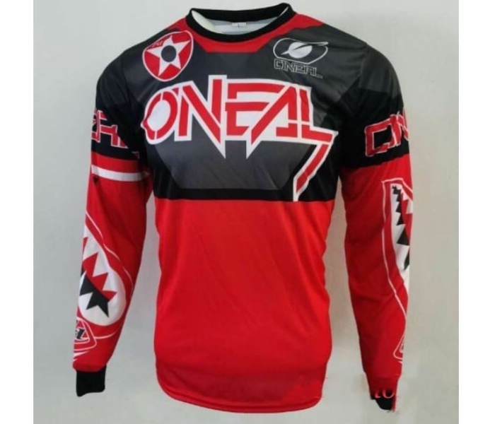 O NEAL Sublimated Longsleeves Jersey Double XL for Cycling and Scooters - Red - Zoom Image 1