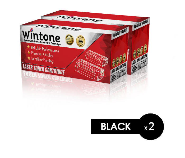 Wintone Set of 2 Pack MLT D205L Laser Toner Cartridge is Compatible for Samsung ML - Black - Zoom Image