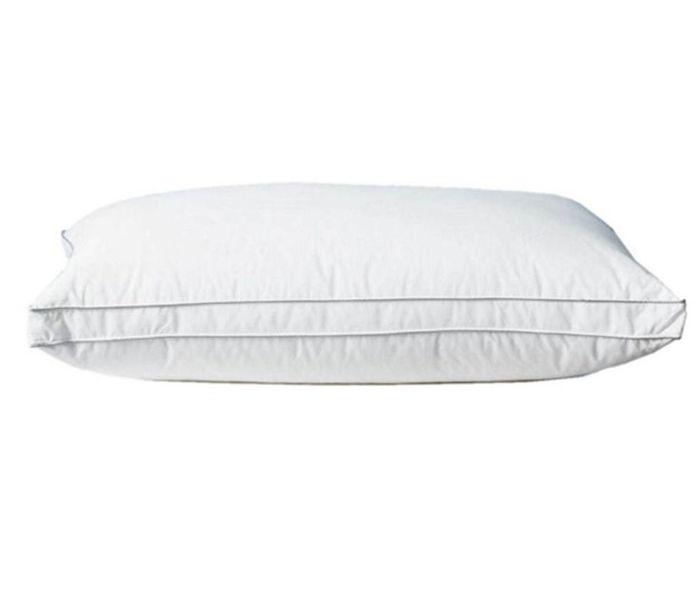 Sharpdo Noon Top Grey Edge Pillow - White - Zoom Image