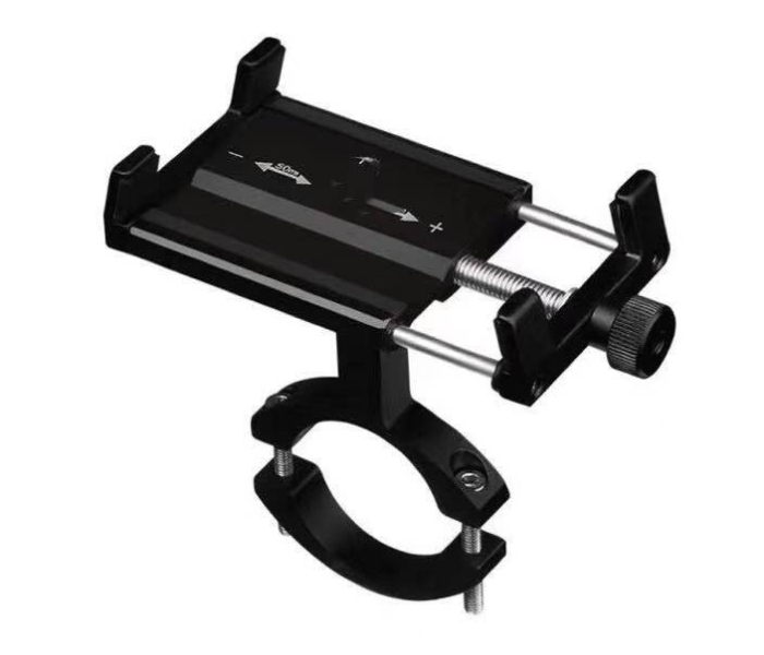 Aluminum Alloy Mobile Phone Holder Mount - Black - Zoom Image