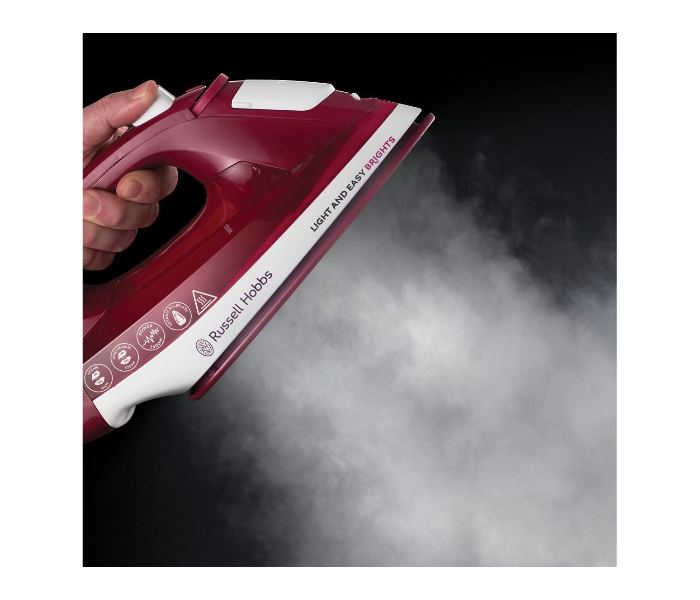 Russell Hobbs RH24820 2400W Light and Easy Brights Steam Iron - Mulberry - Zoom Image 4