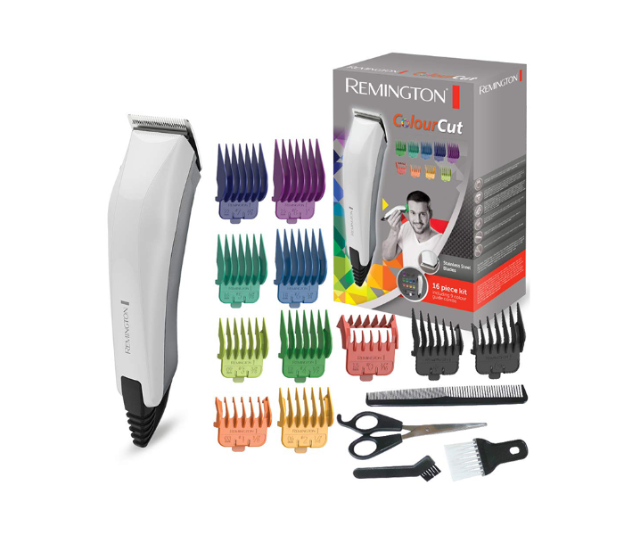 Remington HC5035 Colour Cut Hair Clipper - White - Zoom Image 3