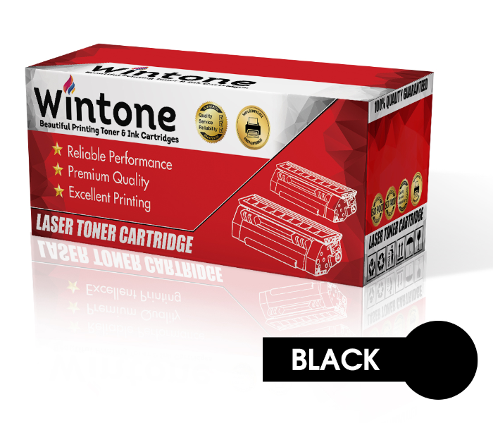 Wintone Set of 1 Pack CE278A CRG728 Laser Toner Cartridge is Compatible for HP LaserJet Pro LaserJet Professional M P Series - Black - Zoom Image