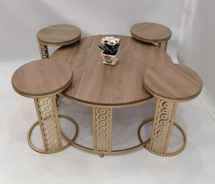 New Classical Style 4 Set of 5 Pieces Table Set - Zoom Image