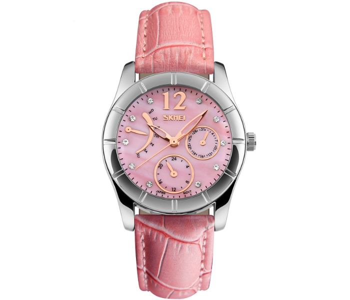 Skmei 6911 Elegance Women Quartz Watch - Pink - Zoom Image