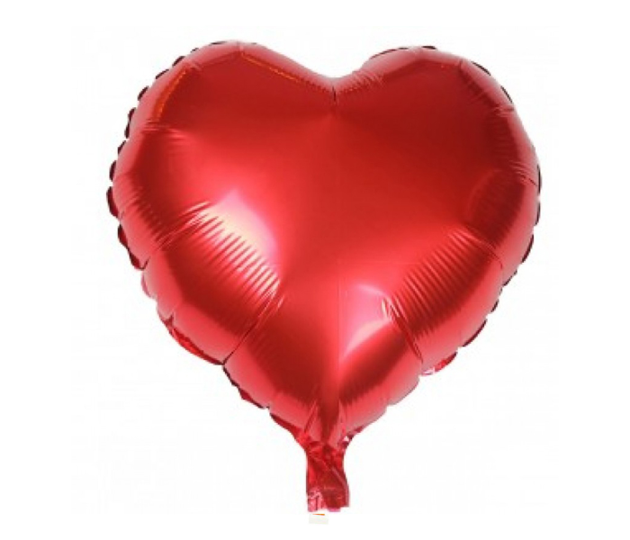 Folio 34 Inch Red Heart Shaped Helium Balloon - Zoom Image