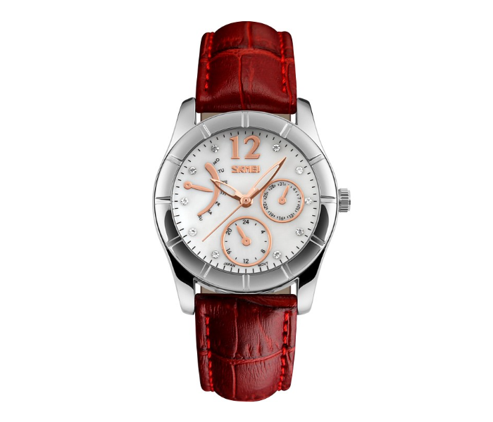 Skmei 6911 Elegance Women Quartz Watch - Red - Zoom Image