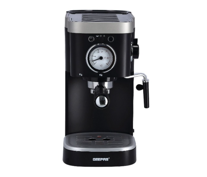 Geepas GCM41510 3 In 1 Function 1.2 Liter Espresso Coffee Machine - Black   - Zoom Image 2