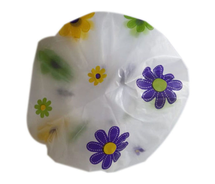 Flowers Printed Multicolour Shower Cap - Zoom Image 2