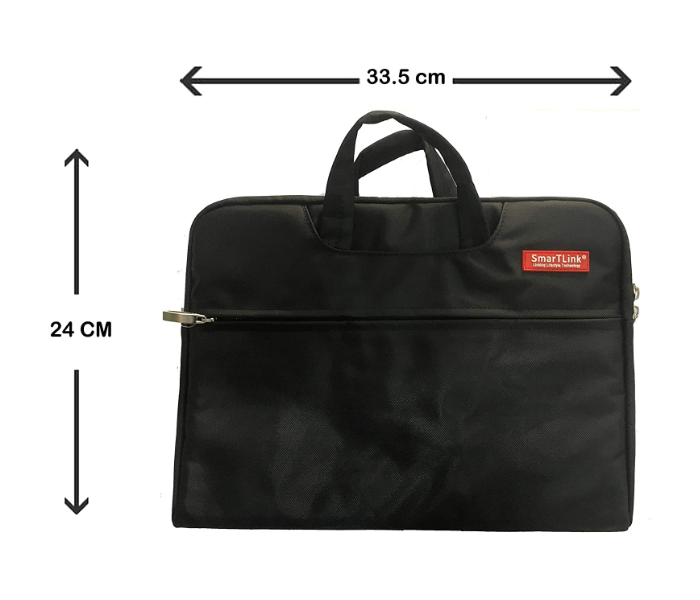 SmartLink SLB125GB 13 Inch Nylon Laptop Bag - Black - Zoom Image 2