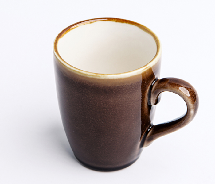 Shuer XY30034 320ml Ceramic Kiln Changing Glaze Mug - Brown - Zoom Image