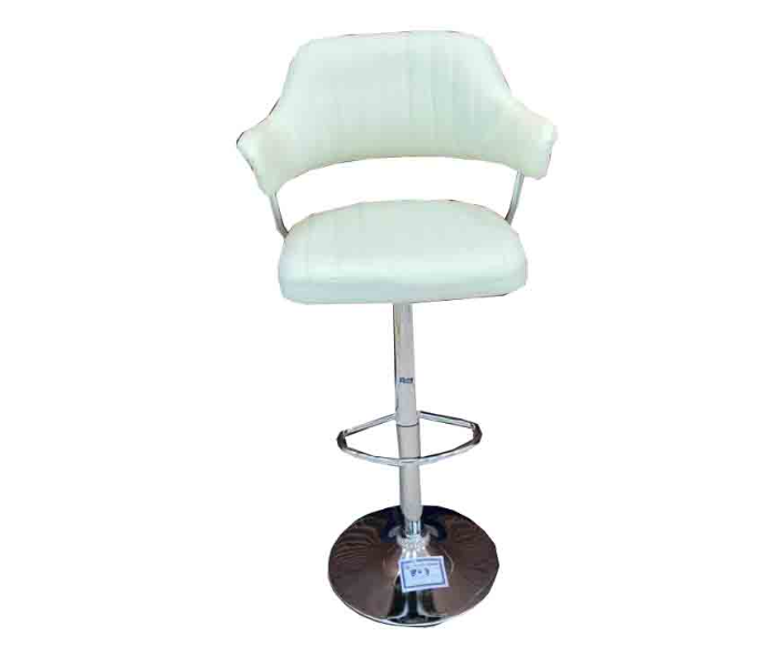 Adjustable Leather Bar Chair Style 8 Office Chair Bar Stool  - White - Zoom Image