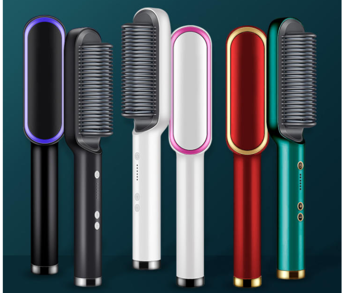 Professional Electric Hair Straightener Brush Heated Comb - Zoom Image 1