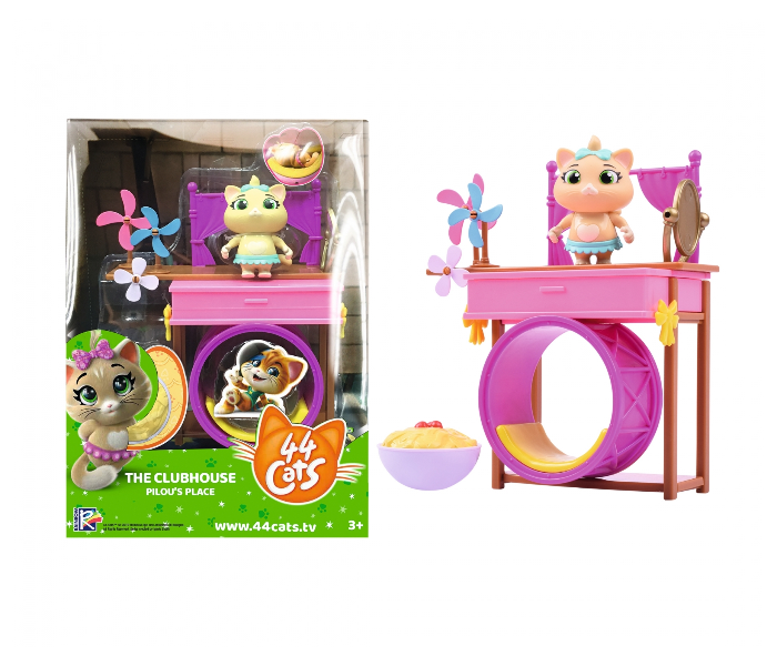 Smoby 7600180219 44Cats Deluxe Playset with Pilou Figure - Zoom Image 2