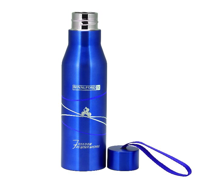 Royalford RF9866 950ml Double Wall SS Vacuum Bottle - Blue - Zoom Image 3