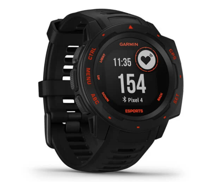 Garmin 010-02064-72 Instinct Smartwatch Esports Edition - Black Lava - Zoom Image 3