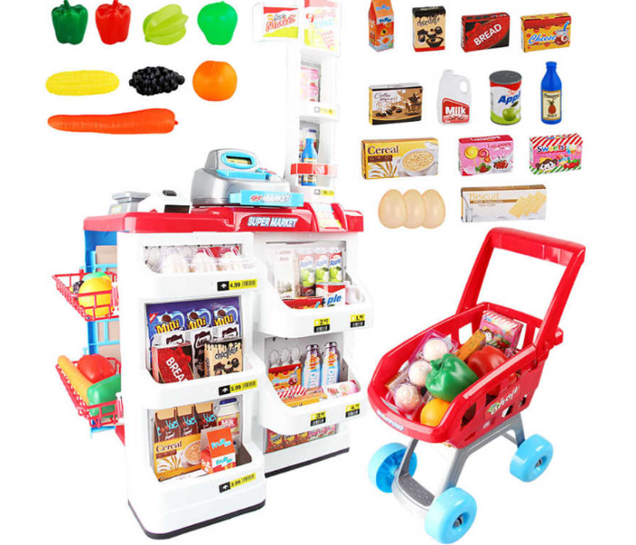 New Big Size Kitchen Set 82cm Plastic Pretend Supermarket Play Toy - Zoom Image 6