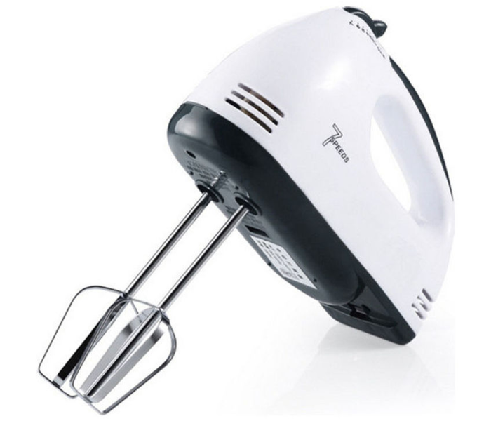 Electric Automatic Egg Beater and Milk Foam Maker - White and Black - Zoom Image 1