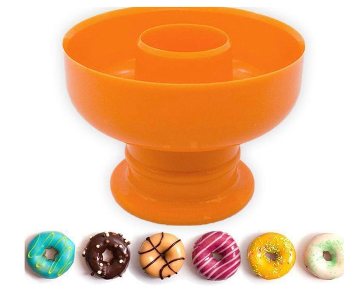 Doughnut Maker Cutter Mold - Orange - Zoom Image