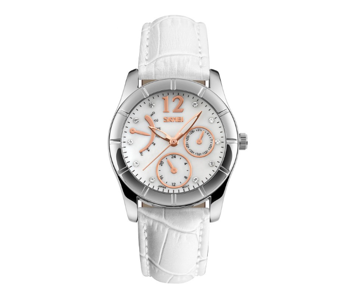 Skmei 6911 Elegance Women Quartz Watch - White - Zoom Image