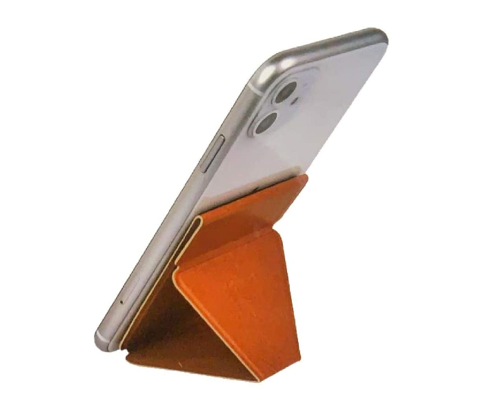 Morepro SG-1100-3 Foldable Ultrathin Desktop Mobile Holder - Brown - Zoom Image