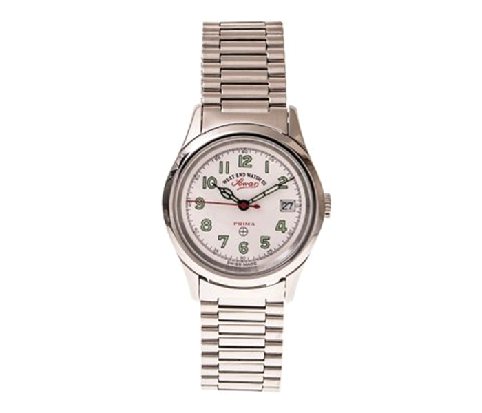 West End Casual Watch For Men - White - Zoom Image