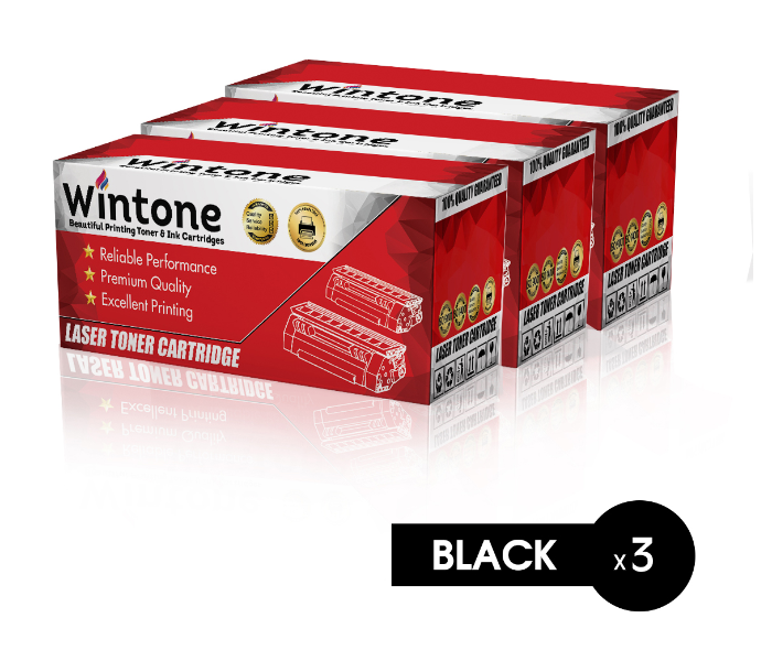 Wintone Pack of 3 MLT D209L Laser Toner Cartridge is Compatible for Samsung ML 2855 SCX 2855 4824 4825 4828 ND FN Series - Black - Zoom Image