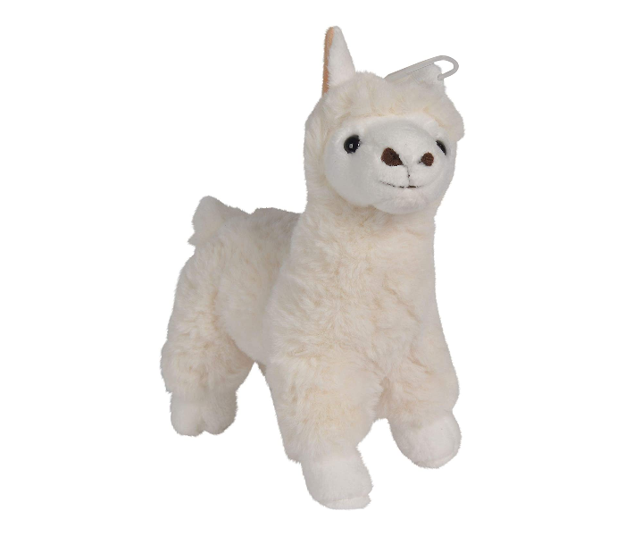 Simba 6305855274 16cm Standing Lama Without Beans Plush Toy - White - Zoom Image 1