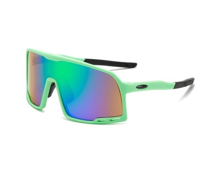 Cycling D3 Sports Sunglasses Windproof Dust Protection - Green and Black - Zoom Image