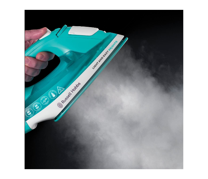 Russell Hobbs RH24840 2400W Light and Easy Brights Steam Iron - Aqua - Zoom Image 5