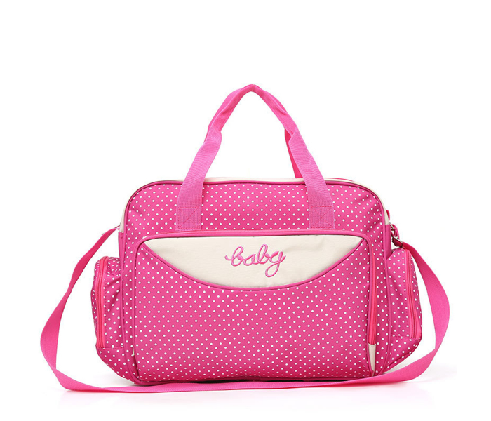 Kidle 3019D Fashion Polka Multifunctional Large-Capacity Baby Diaper Bag - Pink - Zoom Image 4