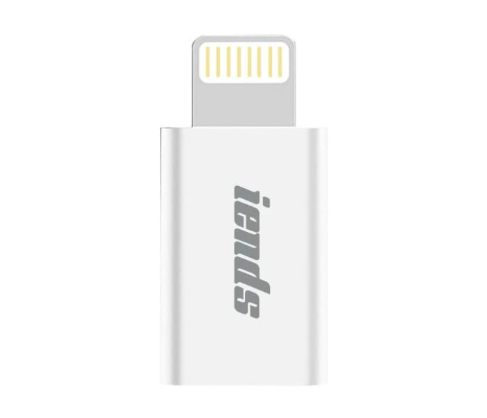 Iends IE-AD228 Lightning to USB Type-C 3A Fast Charging Power Delivery Adapter - White - Zoom Image 1