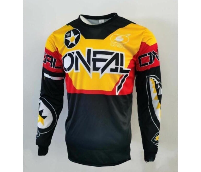 O NEAL Sublimated Longsleeves Jersey Extra Large for Cycling and Scooters - Yellow - Zoom Image 1