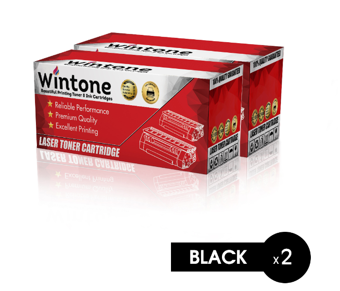 Wintone Set of 2 Pack Q7551A 51A Laser Toner Cartridge is Compatible for HP LaserJet M P 3000 3035 3003 3004 3005 3027 Series - Black - Zoom Image