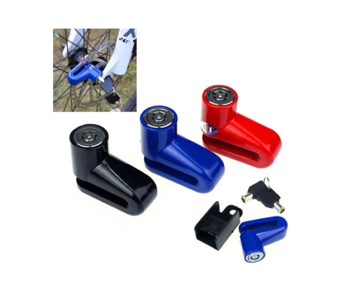 Disc Brake Safety Lock with Mount - Red - Zoom Image 3