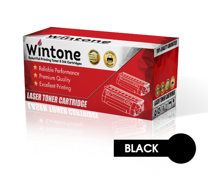 Wintone Set of 1 Pack Laser Toner Cartridge TN1000 for Brother Printer MFC HL - Black - Zoom Image