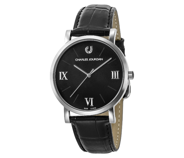 Charles Jourdan Ultra Men Classic 40mm Watch - Black - Zoom Image