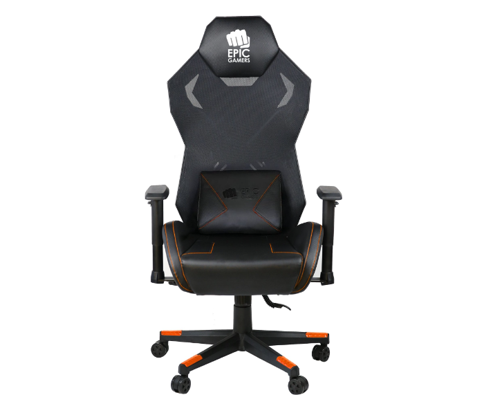 Epic Gamers Model 2 Gaming Chair - Black and Orange - Zoom Image 1