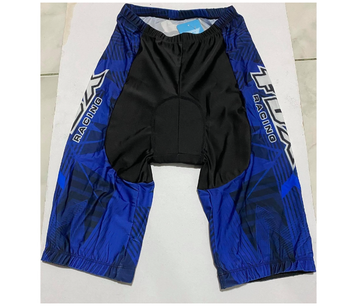 Cycling Shorts with Soft Padding and Elastic Band Double XL - Fox Blue Print - Zoom Image 1