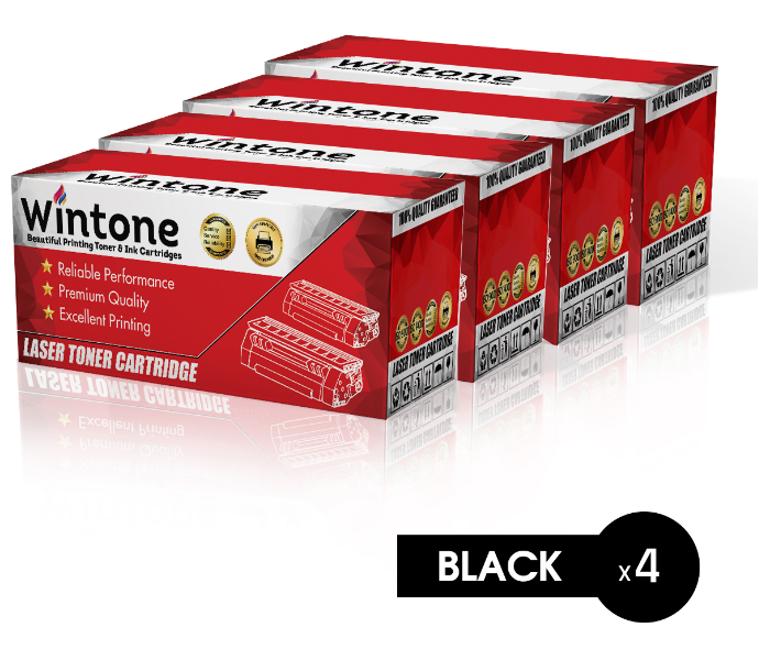 Wintone Set of 4 Pack ML2850 Laser Toner Cartridge is Compatible for Samsung ML 2400 2450 2450 2451 2850 2851 2853 Series - Black - Zoom Image