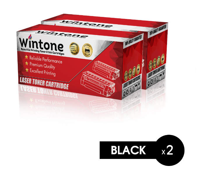 Wintone Set of 2 Pack Q1339A 39A Laser Toner Cartridge is Compatible for HP LaserJet 4300 DTN DTNS DTNSL N TN - Black - Zoom Image