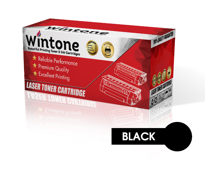 Wintone Set of 1 Pack CF280A Laser Toner Cartridge is Compatible for HP LaserJet Pro 400 M 401 A - Black - Zoom Image