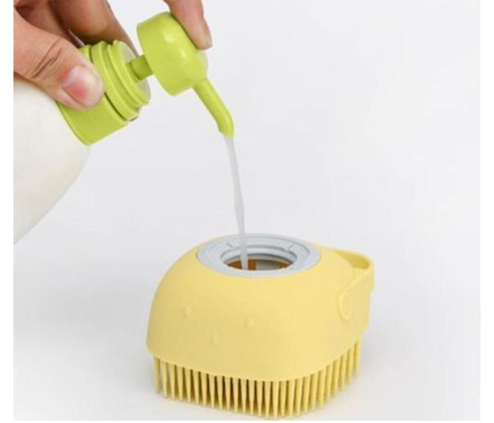 Silicone Bath Massage Brush - Yellow - Zoom Image 3